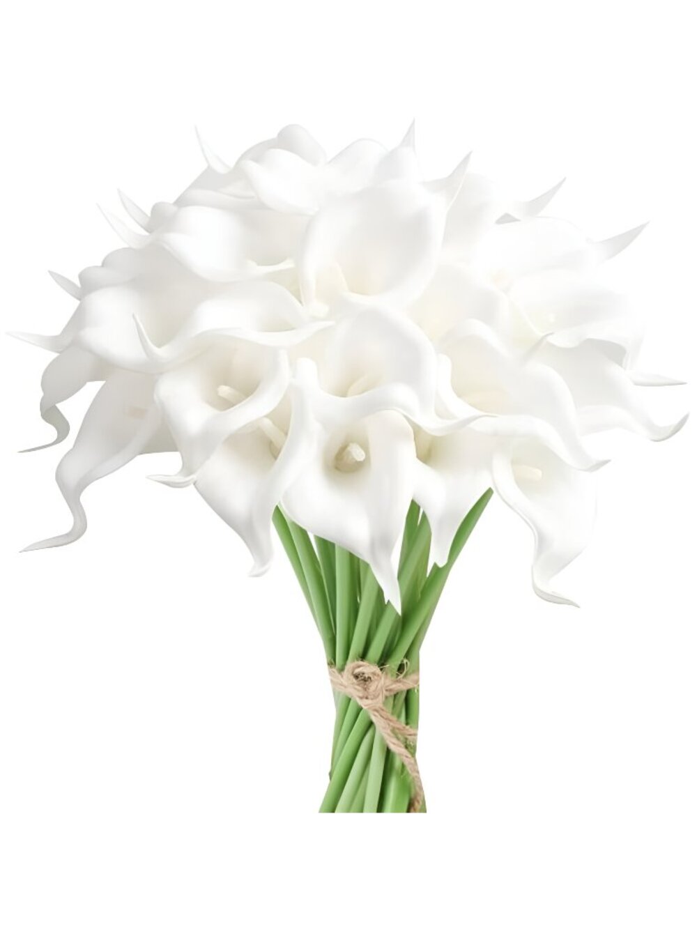 24PCS Artificial Flowers Fake Calla Lily Flowers Real Touch Calla Lily